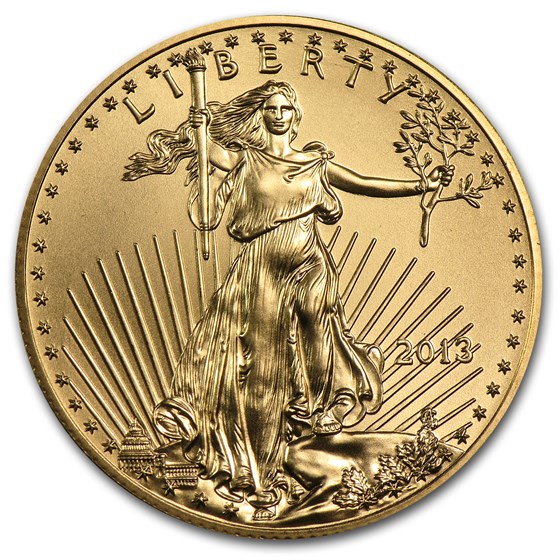2013 1/2 oz Gold American Eagle BU 2013 1/2 oz Gold American Eagle BU